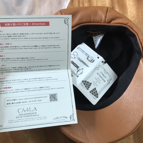 CA4LA leather hat - Picture 3 of 5